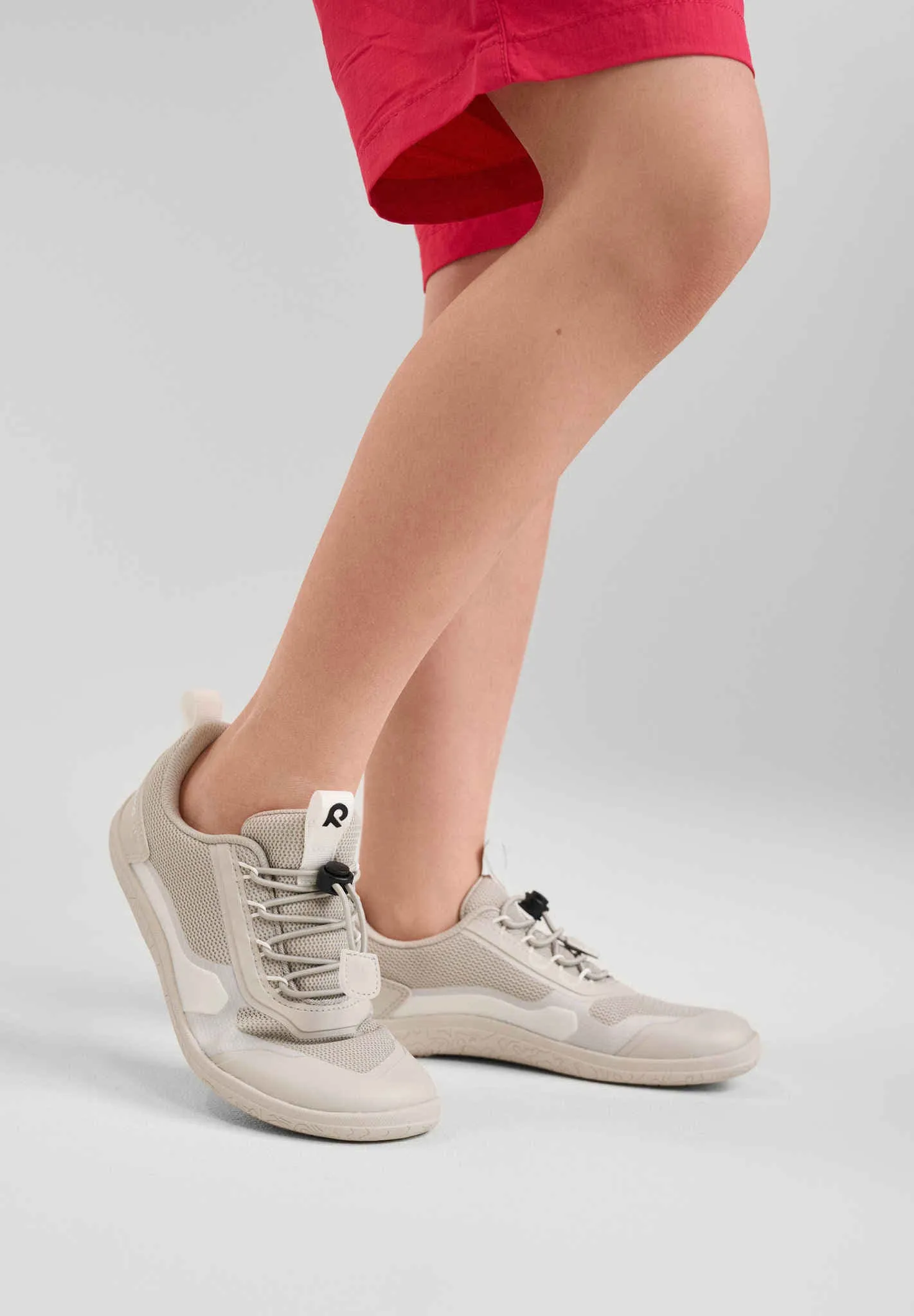 Limited Edition Reima Boy's and Girl's ReimaTec Waterproof Barefoot Shoes, Tallustelu - Stone Beige