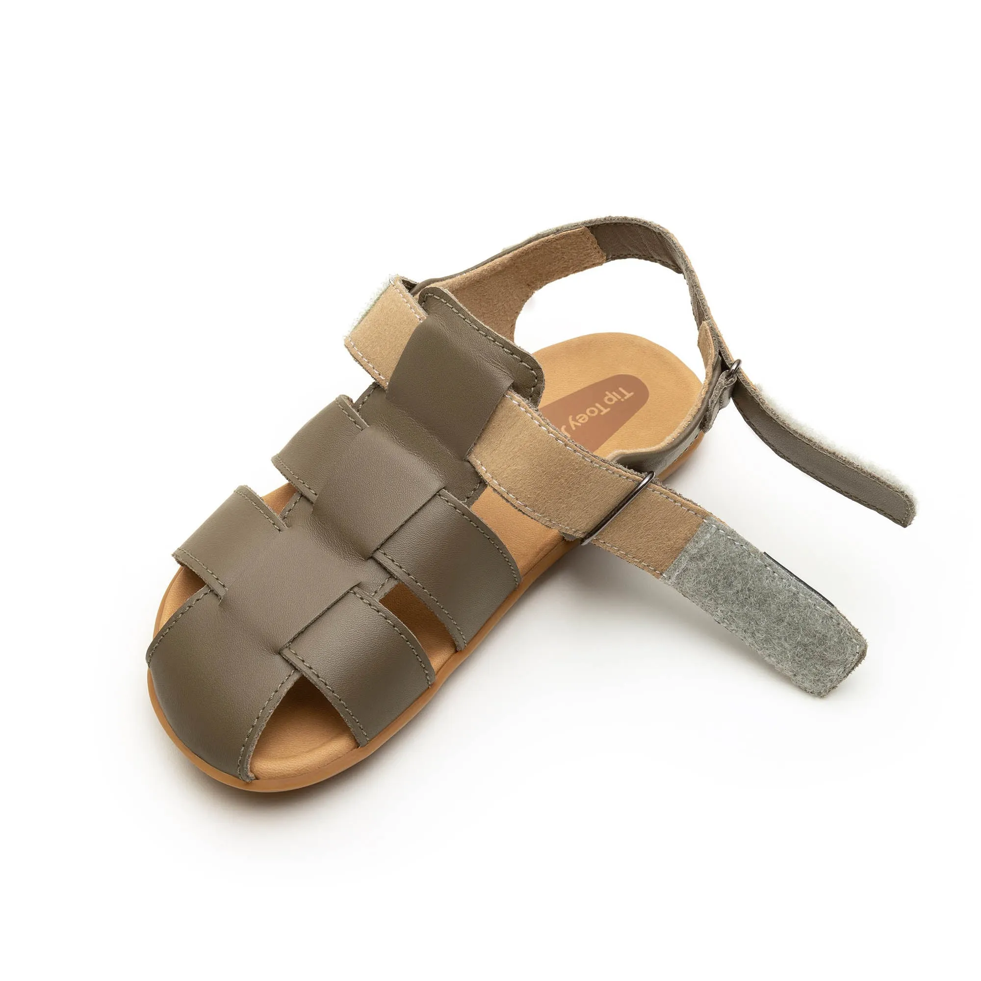 Limited Edition Tip Toey Joey Boy's and Girl's Sand Sandals - Mineral Green