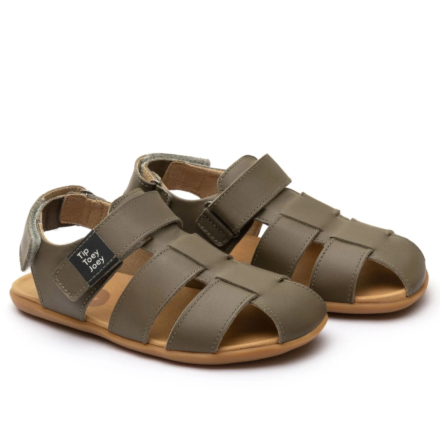 School kids' stuff Tip Toey Joey Boy's and Girl's Sand Sandals - Mineral Green