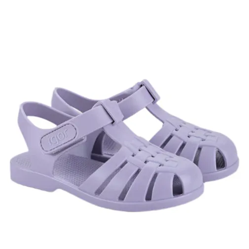 Spring kids' outfits Igor Girl's Clasica V Sandals, Malva