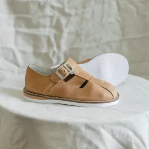 Lucy T-Strap - Tan Playground - ready kids' shoes School kids' stuff