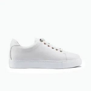 Heeled Evening Sandals Mace Sneaker | White Pebble