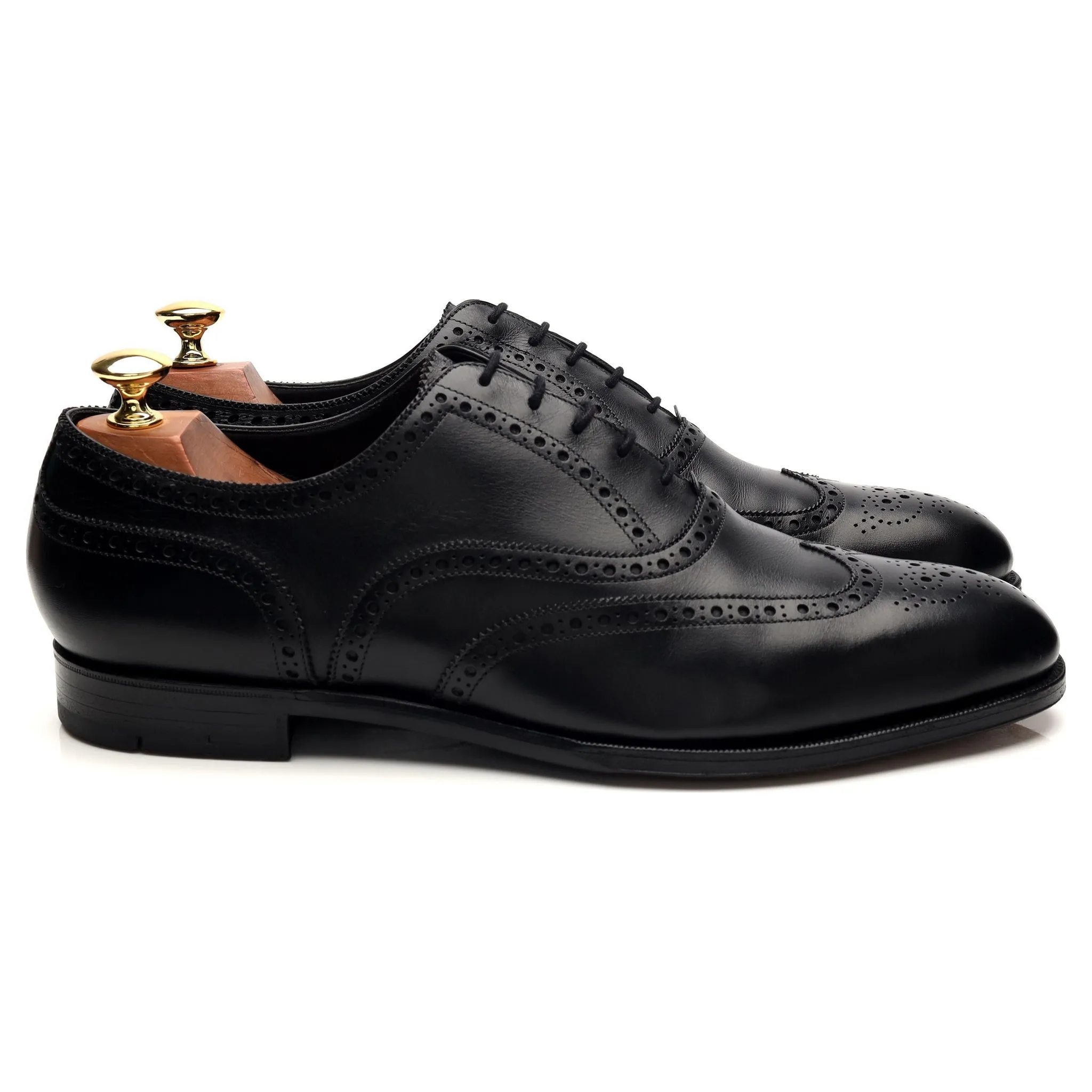 Everyday Wear 'Malvern' Black Leather Oxford Brogues UK 9.5 E