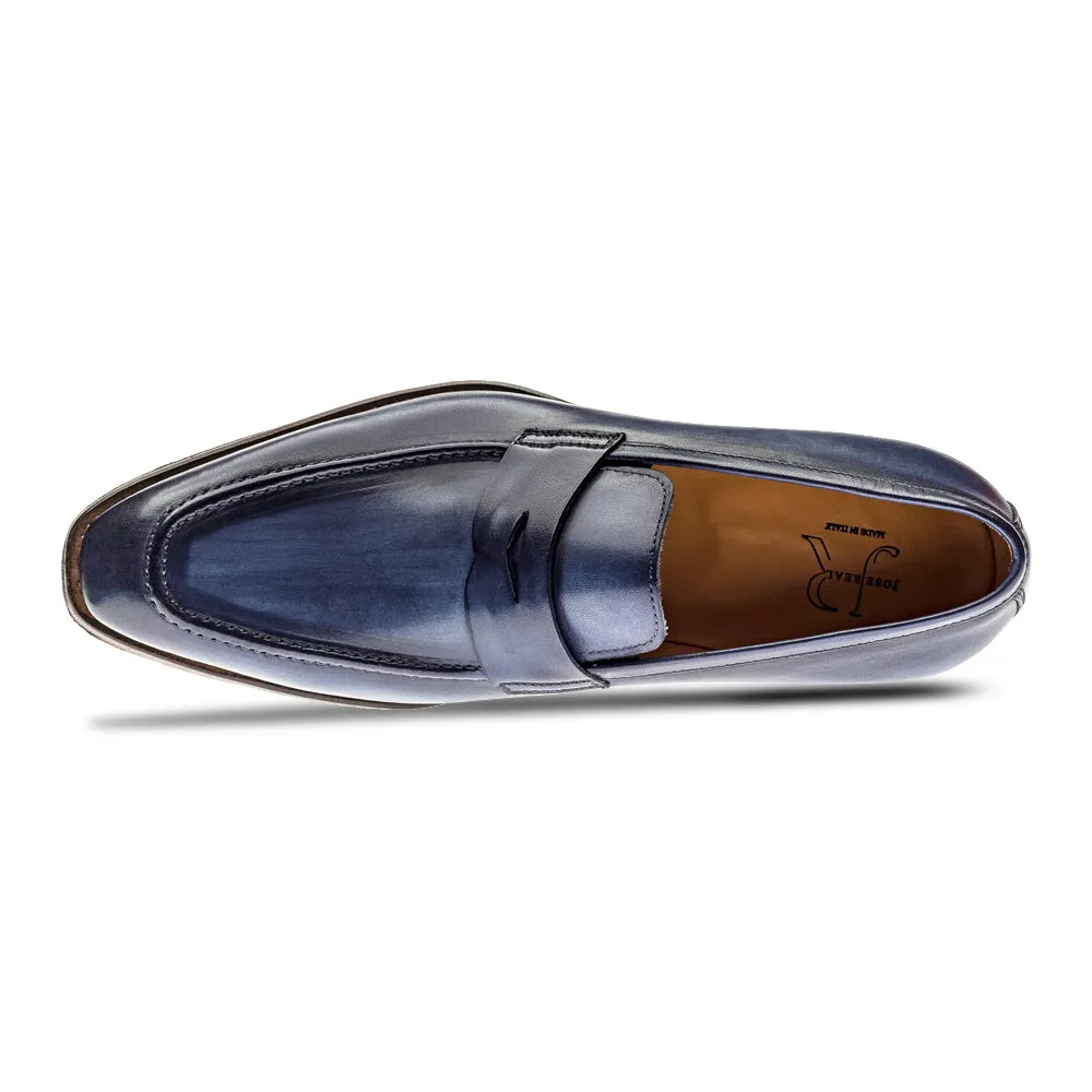 MASTRICH LOAFER DEEP BLUE Subtle Shine