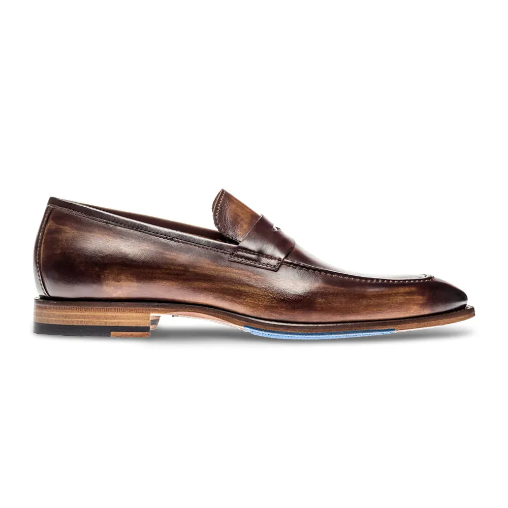 MASTRICH LOAFER SLAVATO CUOIO Double Stitch