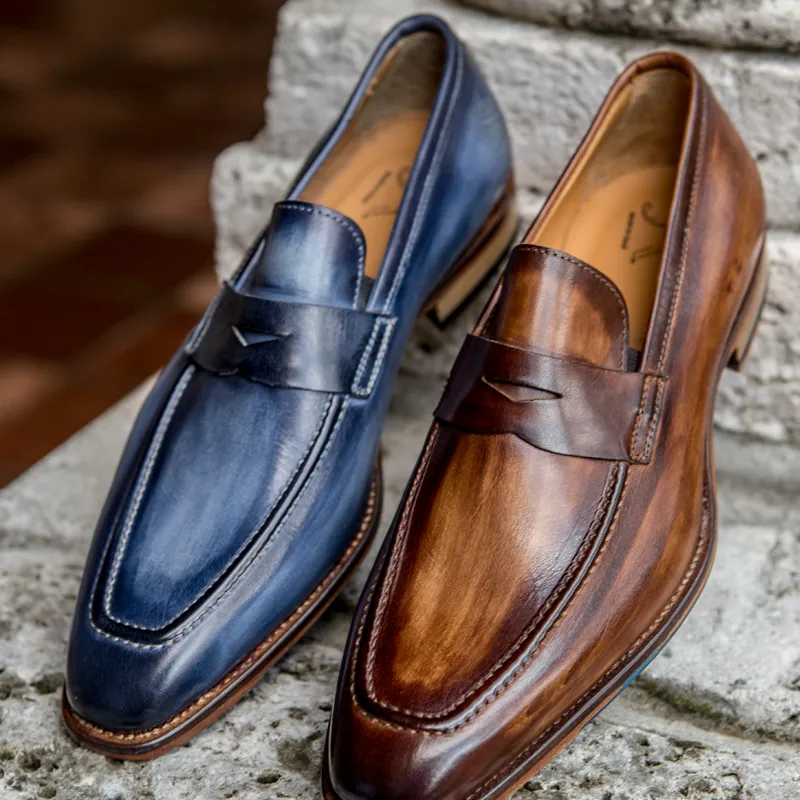 MASTRICH LOAFER SLAVATO CUOIO Classic Edge