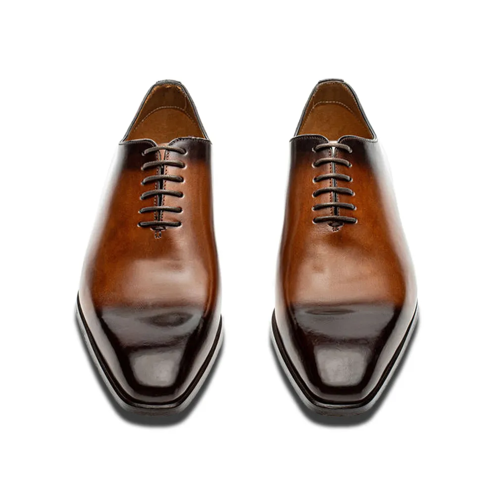 MASTRICH WHOLECUT BROWN Elegant Pointed-Toe