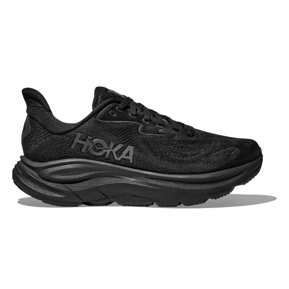 Anti-bacterial City running Men's Clifton 10 - Black / Black