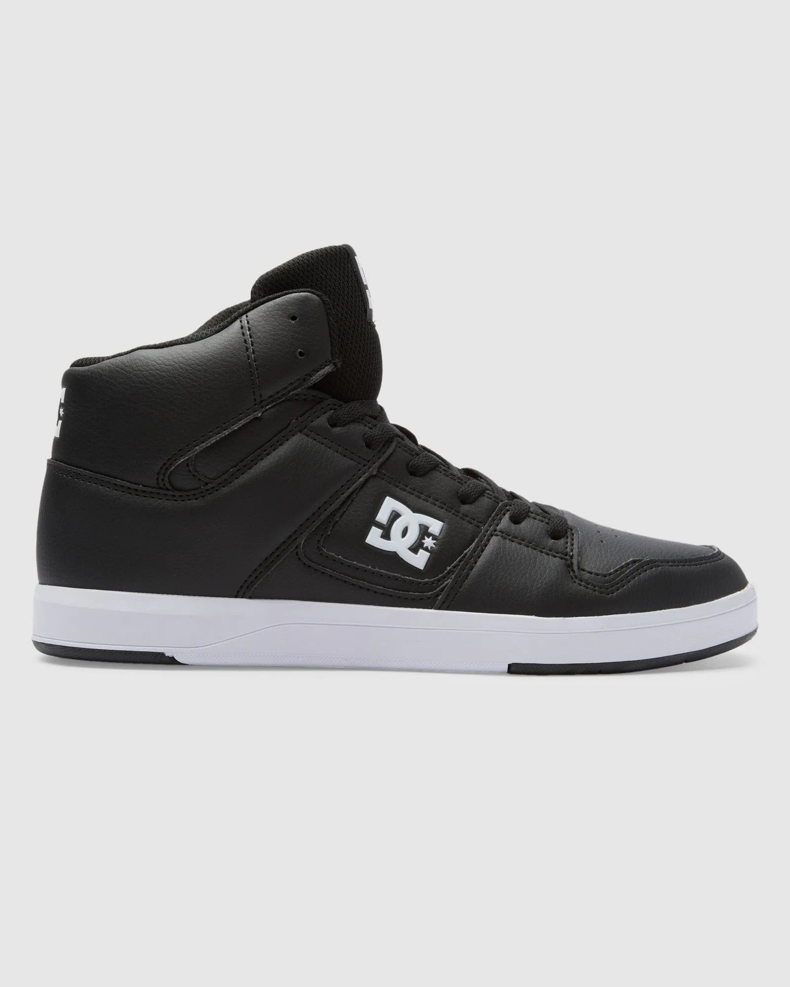 Mens DC Shoes Cure High-Top Sneakers Clean Bold Lines