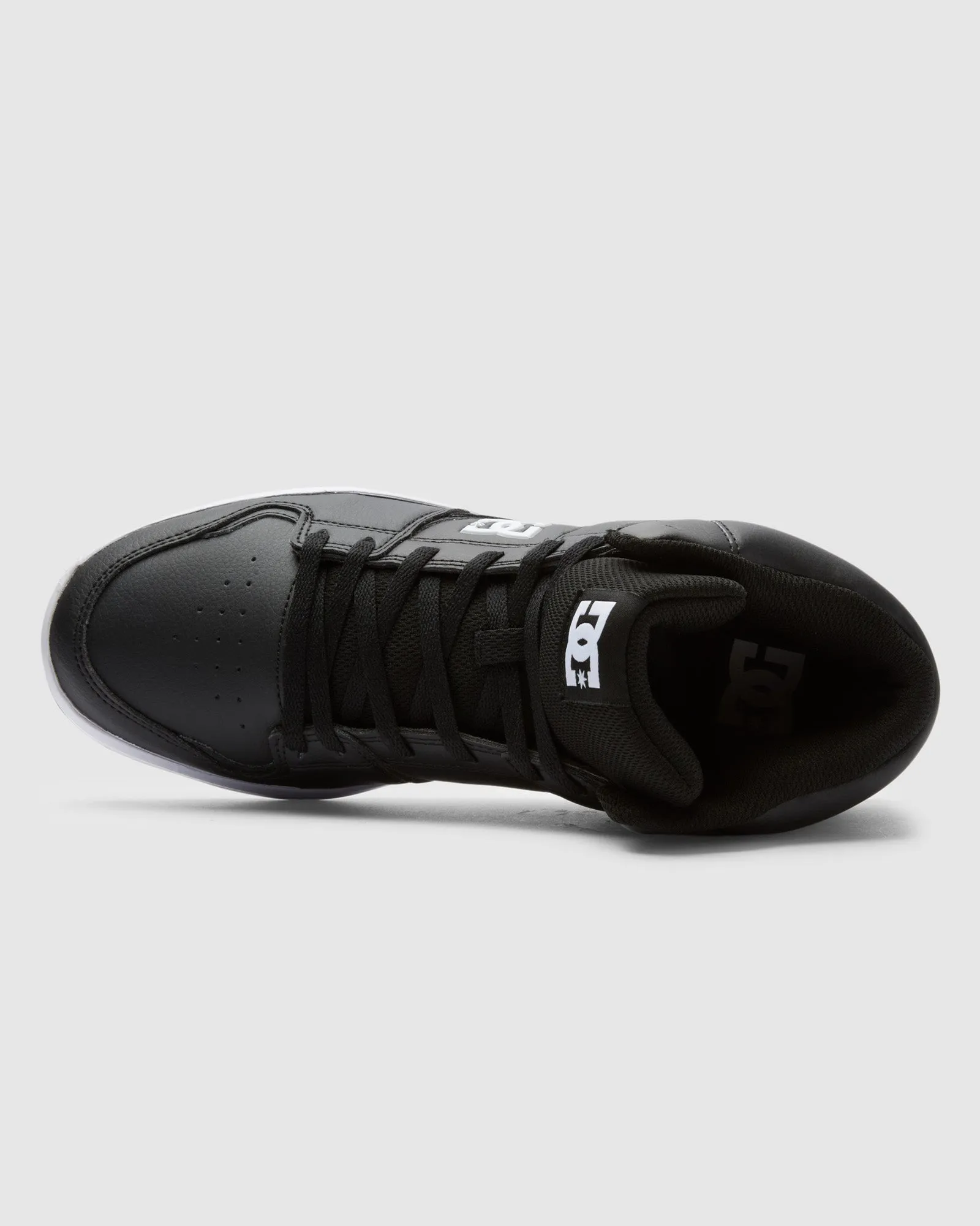 Mens DC Shoes Cure High-Top Sneakers Clean Bold Lines