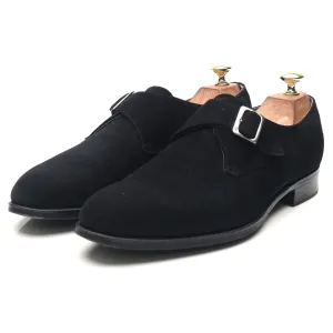 'Mercer' Navy Blue Suede Monk Strap UK 8 E Club Night