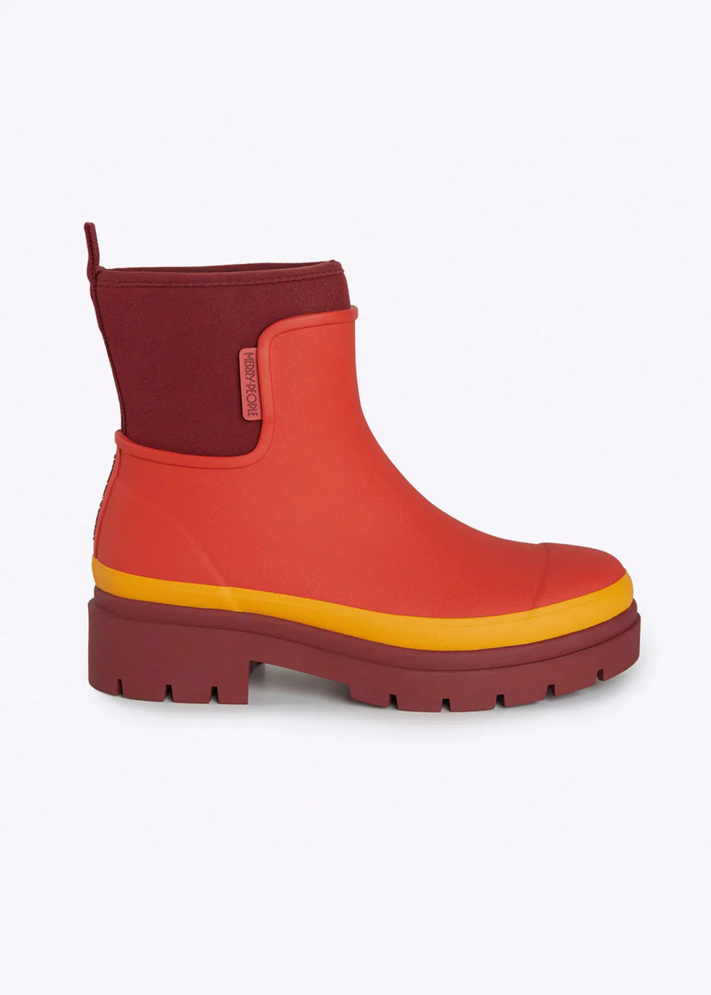 Merry People Tully Ankle Rain Boot Minimalist Design