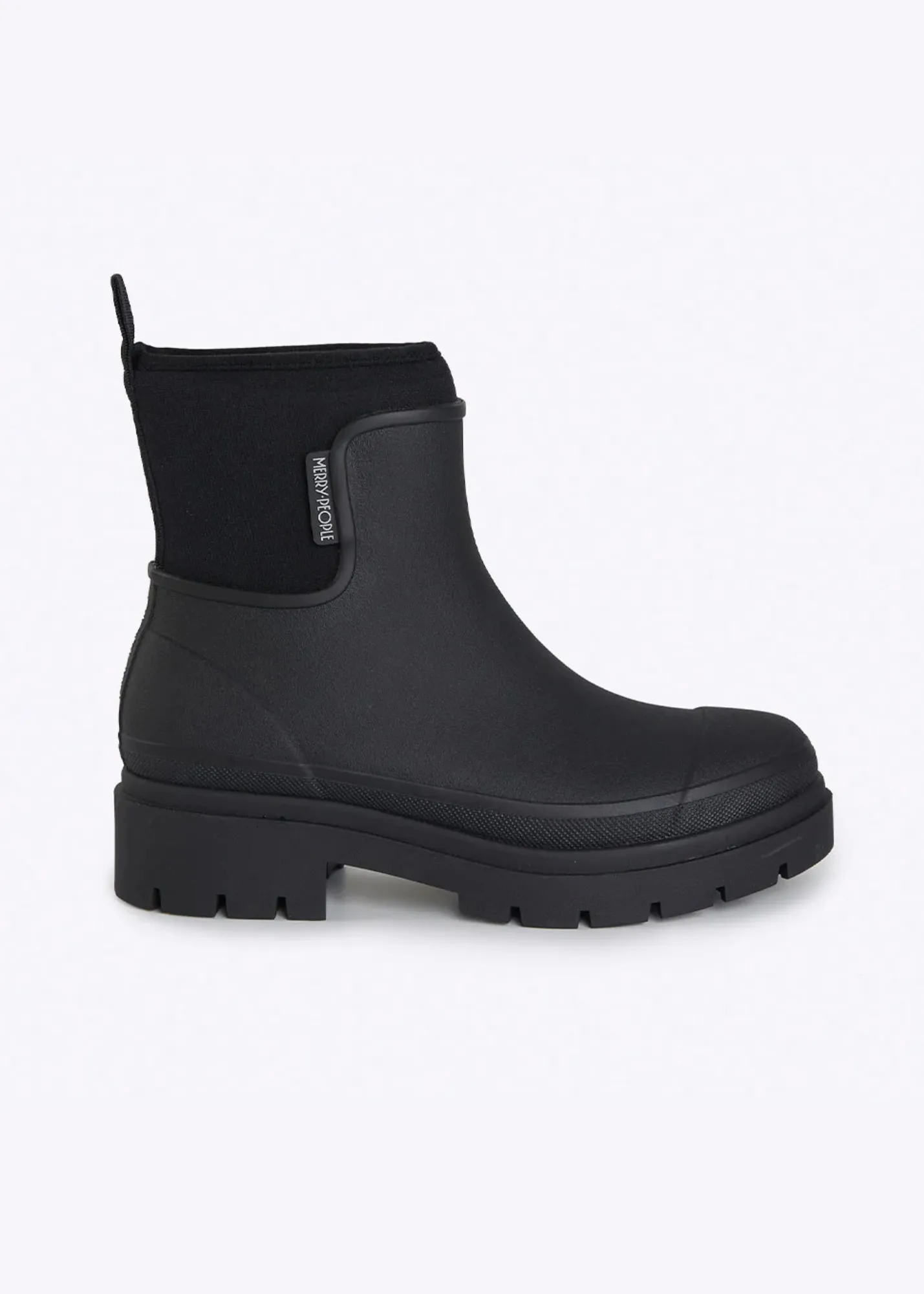 Merry People Tully Ankle Rain Boot Minimalist Design