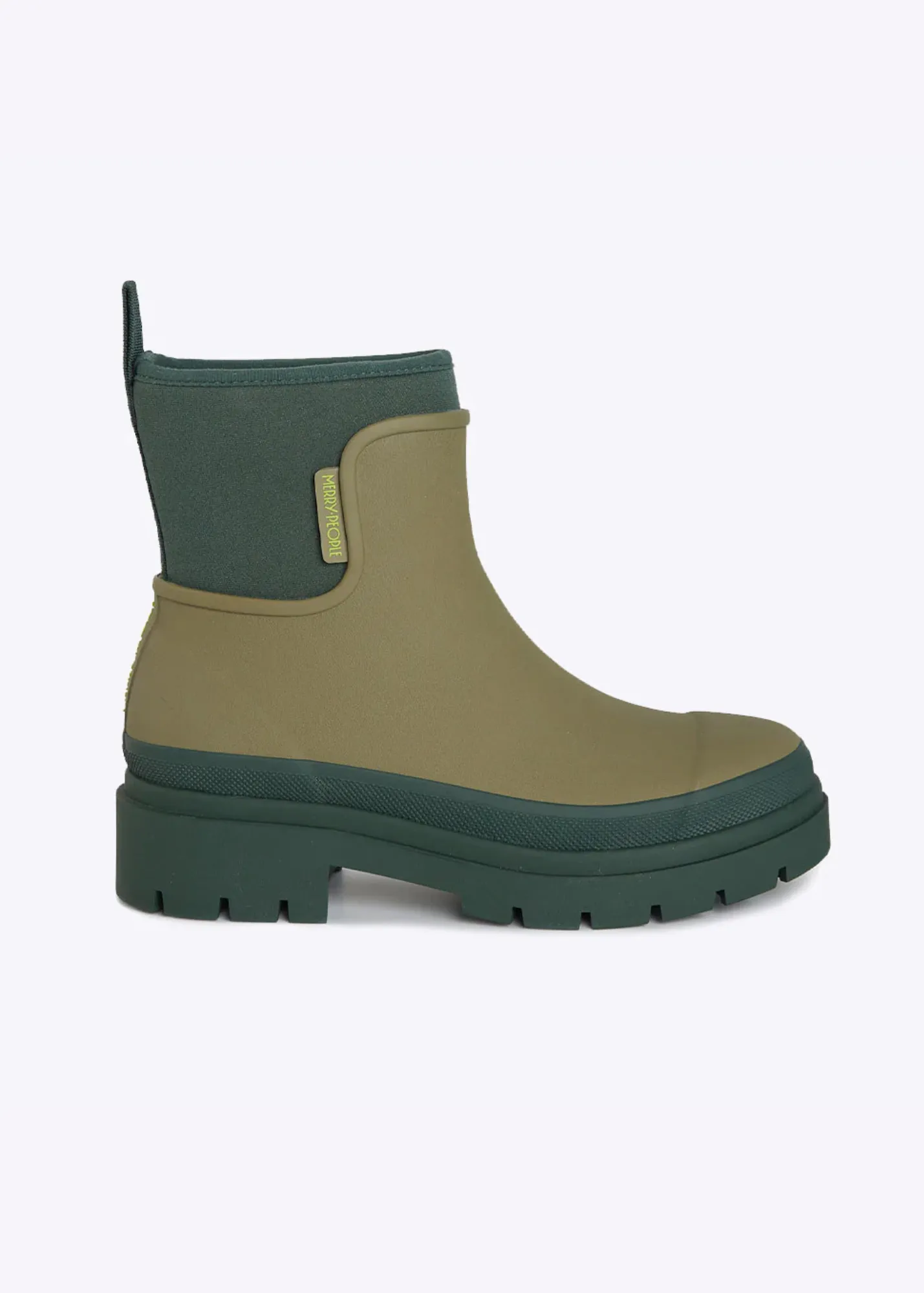 Merry People Tully Ankle Rain Boot Minimalist Design