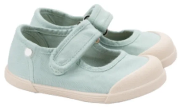 Mesh Kids Igor Girl's Lona Mercedes Barefoot Sneaker, Menta