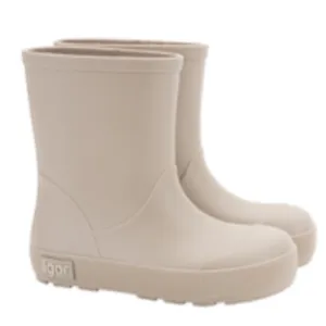Modern kids' shoes Igor Yogi Rain Boots - Beige