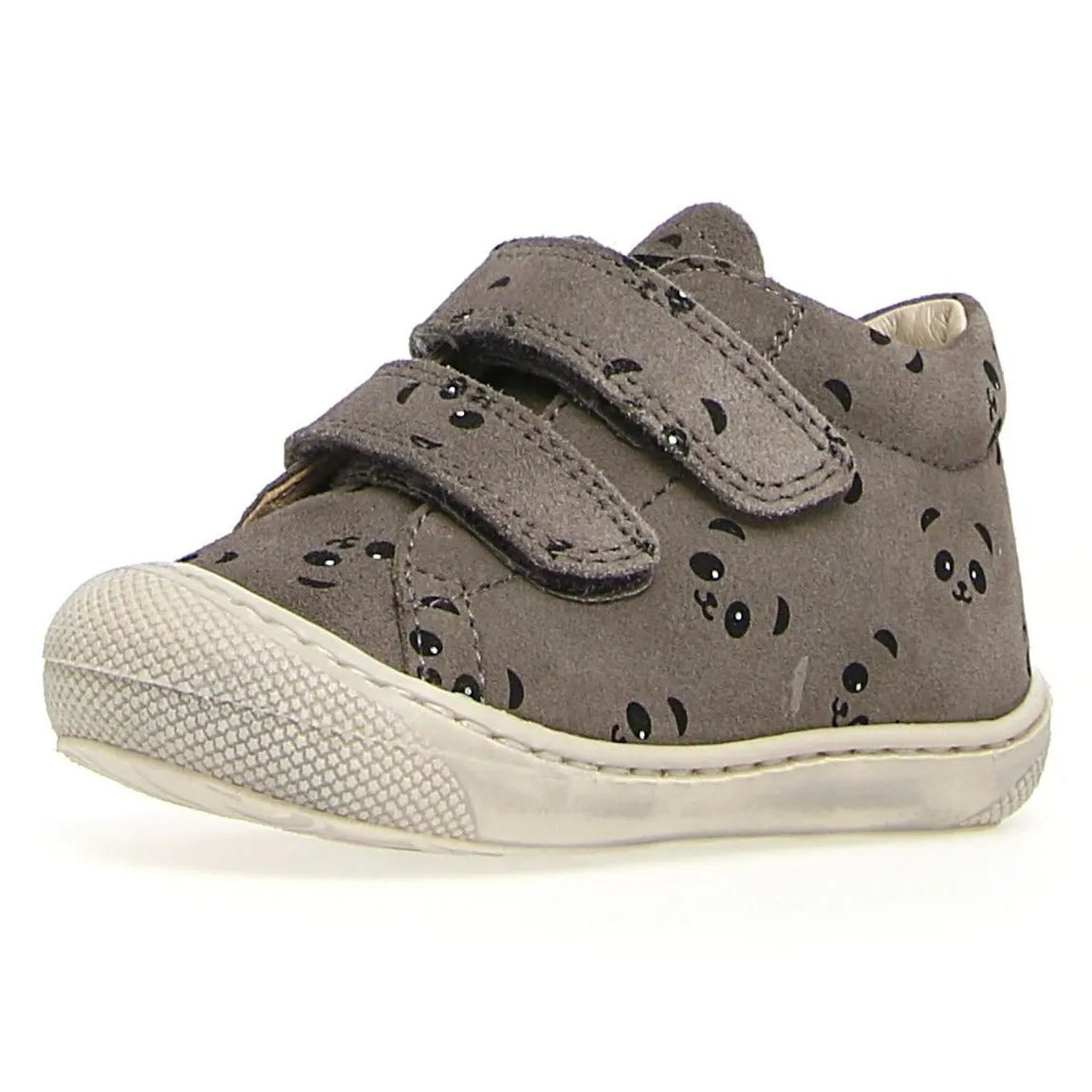 Naturino Girl's & Boy's Cocoon Vl Panda Sneakers - Dark Grey High - top kids' shoes