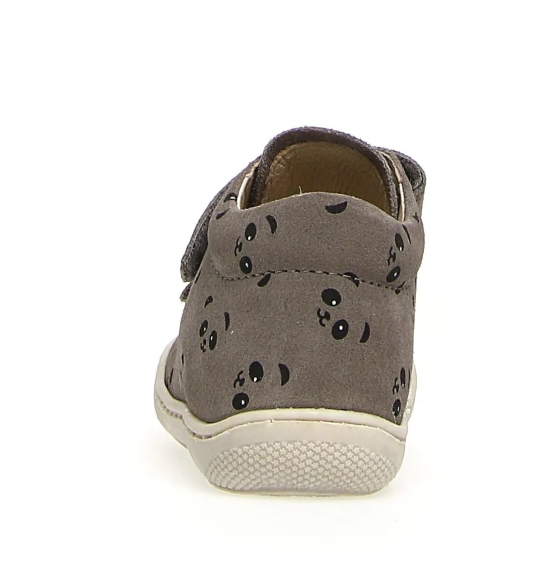Metallic Kids Naturino Girl's & Boy's Cocoon Vl Panda Sneakers - Dark Grey