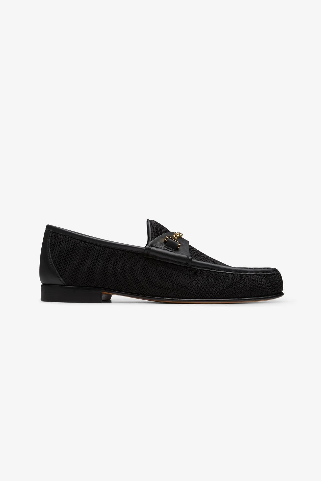 Mick Moccasin Mesh Black Premium