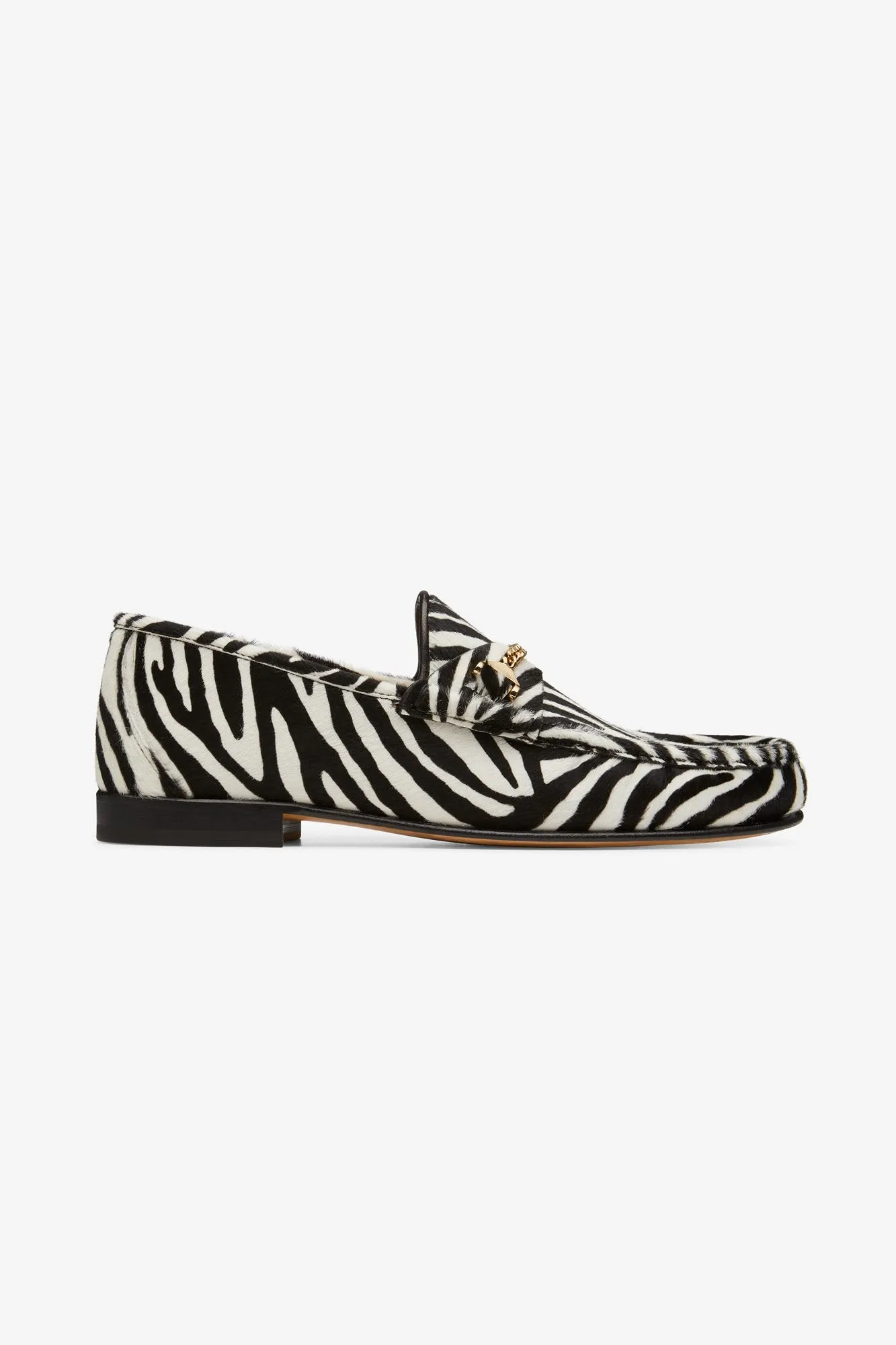 Mick Moccasin Zebra Pony Hair Everyday Fashion