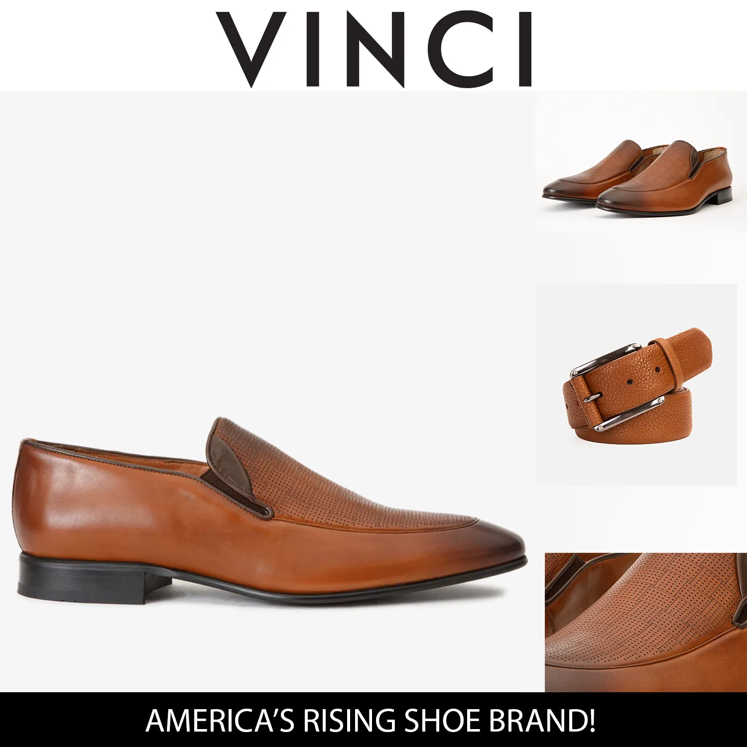 Minimal The Migues Tan Leather Loafer Men  Shoe