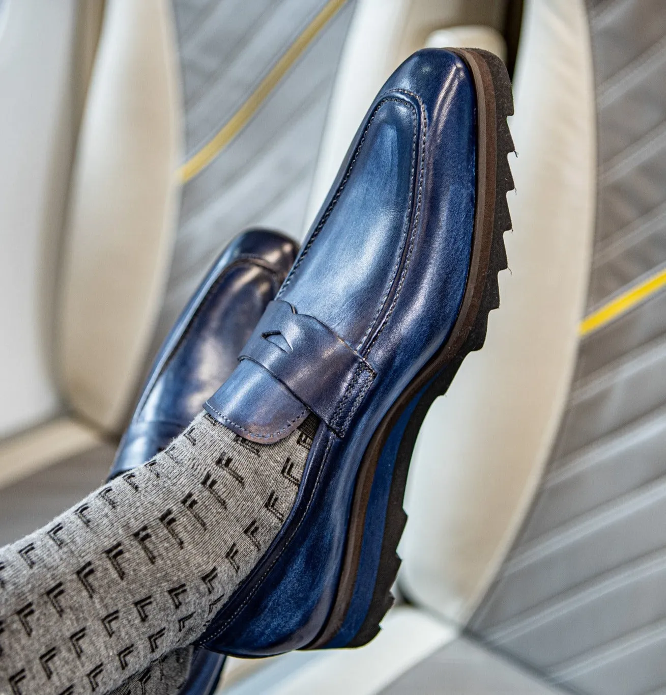 Minimalist Comfort AMBERES SPORT DEEP BLUE LOAFER