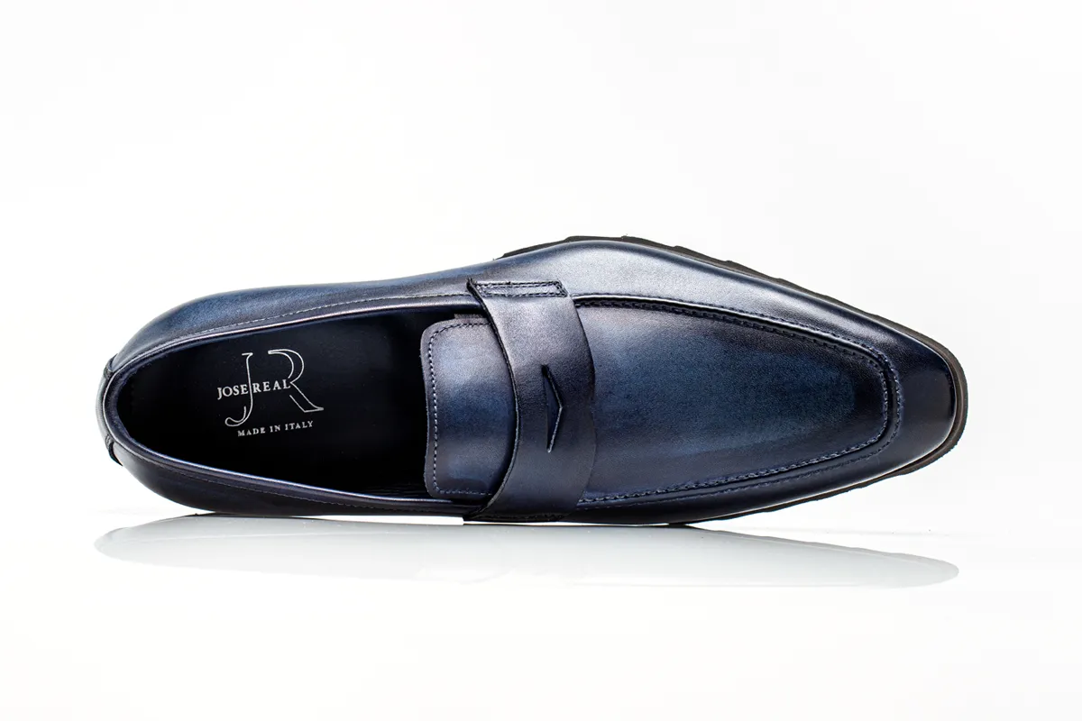 Minimalist Comfort AMBERES SPORT DEEP BLUE LOAFER