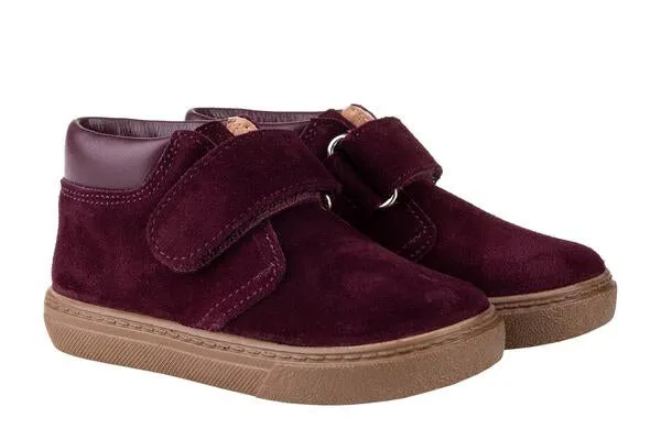Minimalist Styles Igor Boy's and Girl's Tui Napa Chukka Boot (Leather Lining), Burdeos