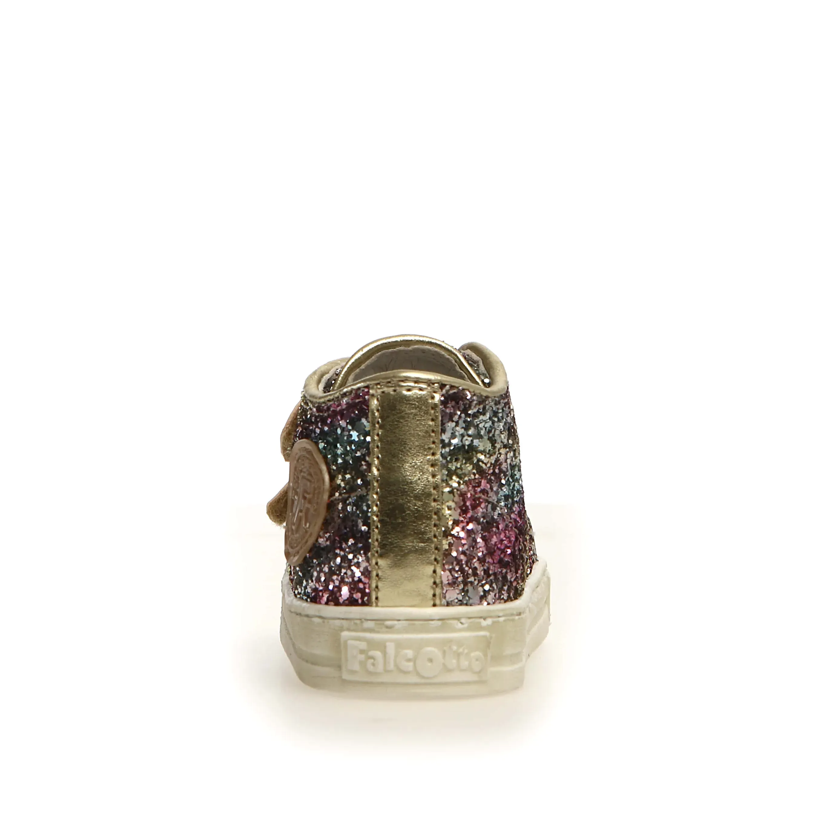 Mobile Friendly Falcotto Michael Girl's Casual Shoes - Glitter Shaded Platinum Multi