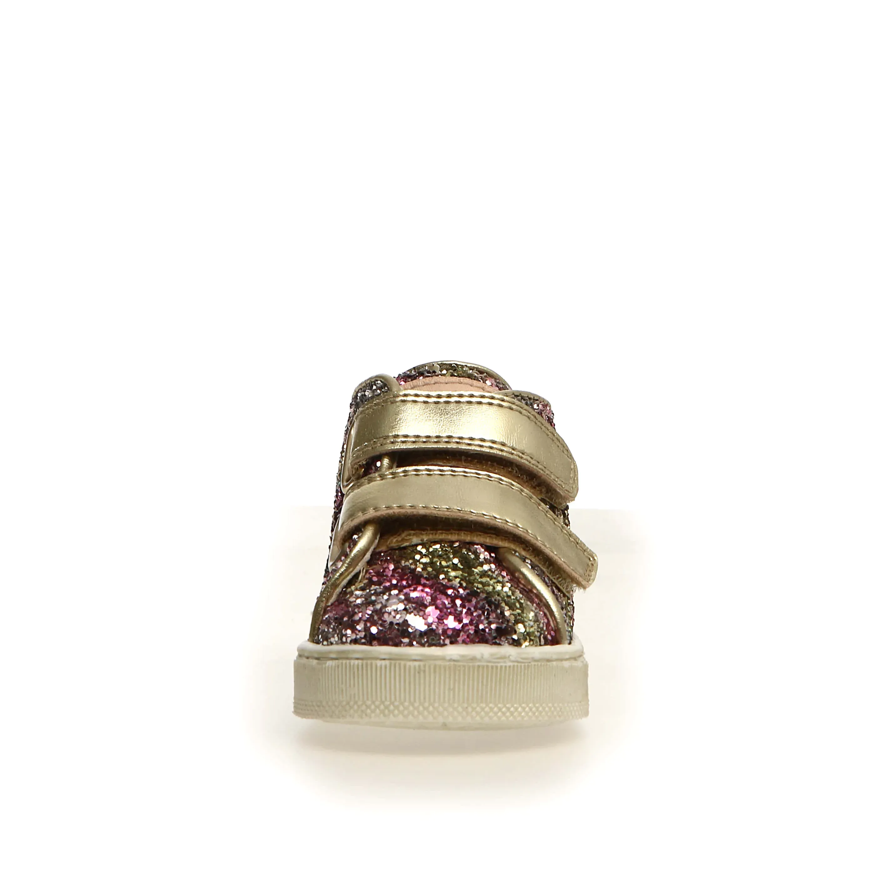 Mobile Friendly Falcotto Michael Girl's Casual Shoes - Glitter Shaded Platinum Multi