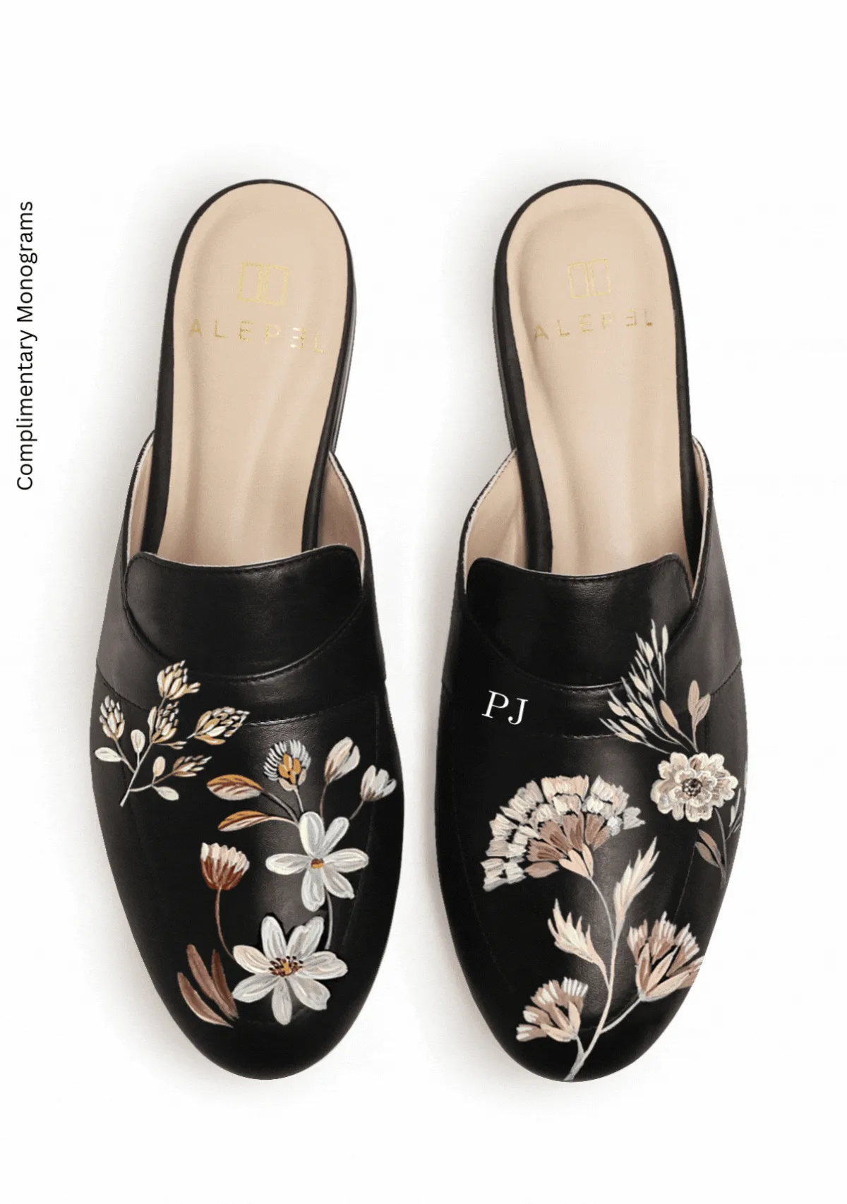 Mocha Mousse Black Mule Foam Insole