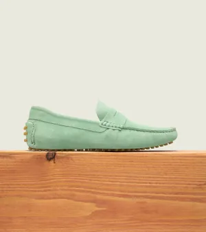 Seafoam Green Suede
