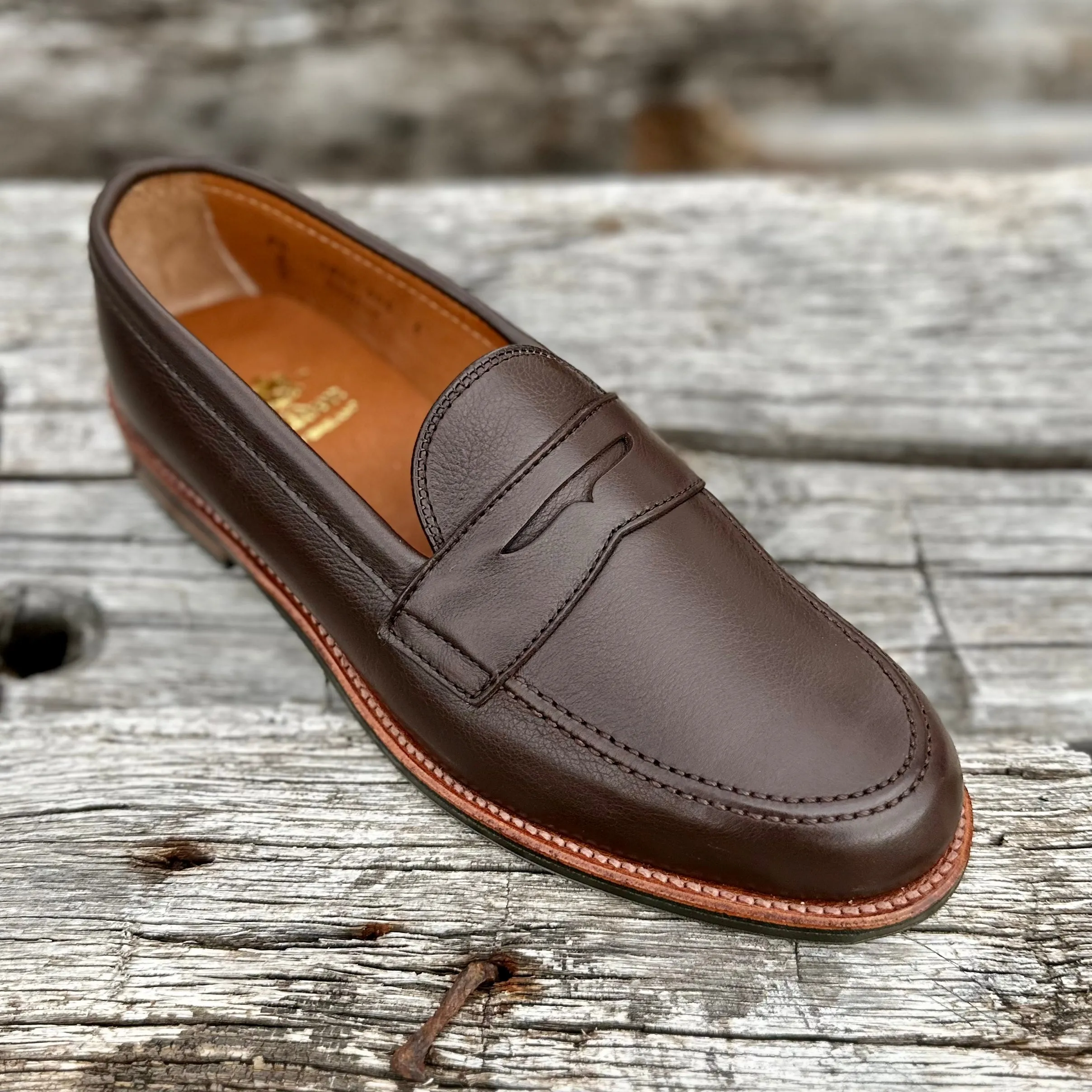 Modern Everyday Step D2203L - Penny Loafer in Brown Lady Calf