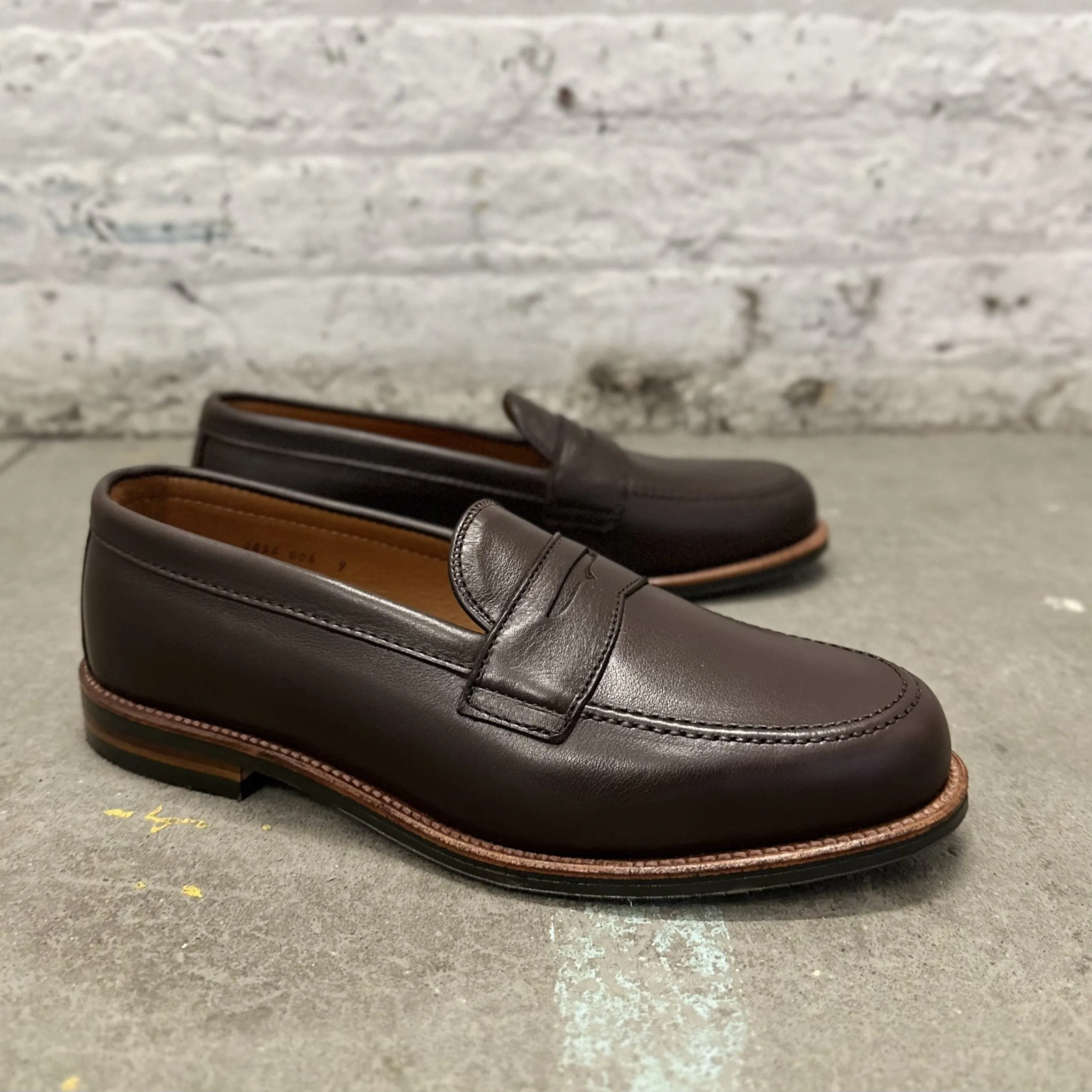 Modern Everyday Step D2203L - Penny Loafer in Brown Lady Calf