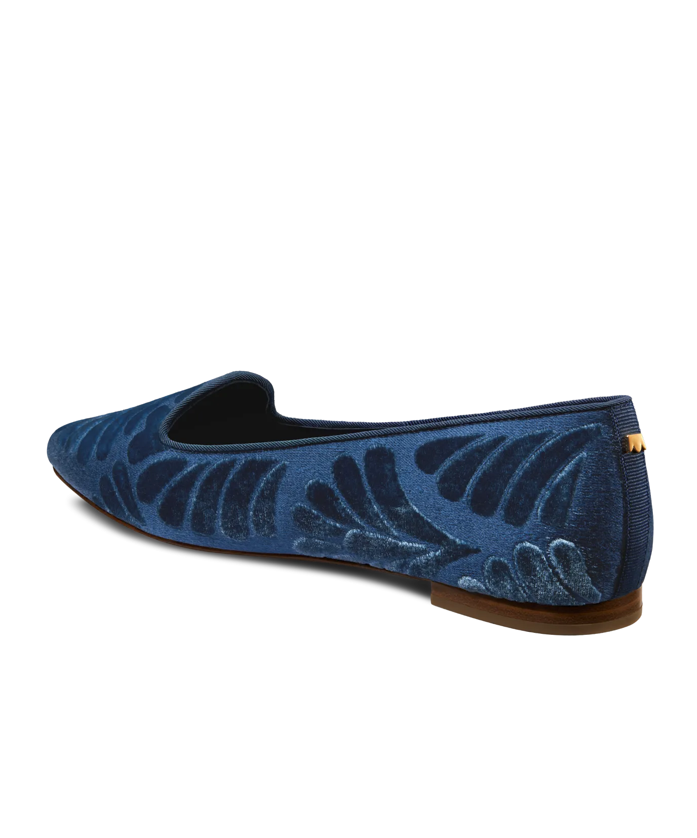 Modern Fashion The Sparrow - Ocean Velvet Embroidery