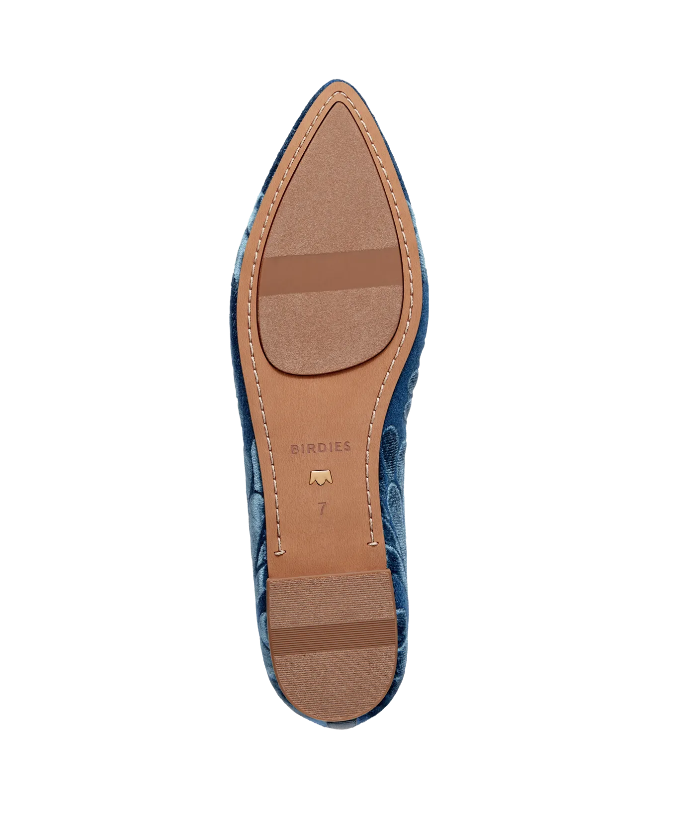 Modern Fashion The Sparrow - Ocean Velvet Embroidery