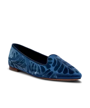 Everyday Walking Comfort Cool Sprint The Sparrow - Ocean Velvet Embroidery
