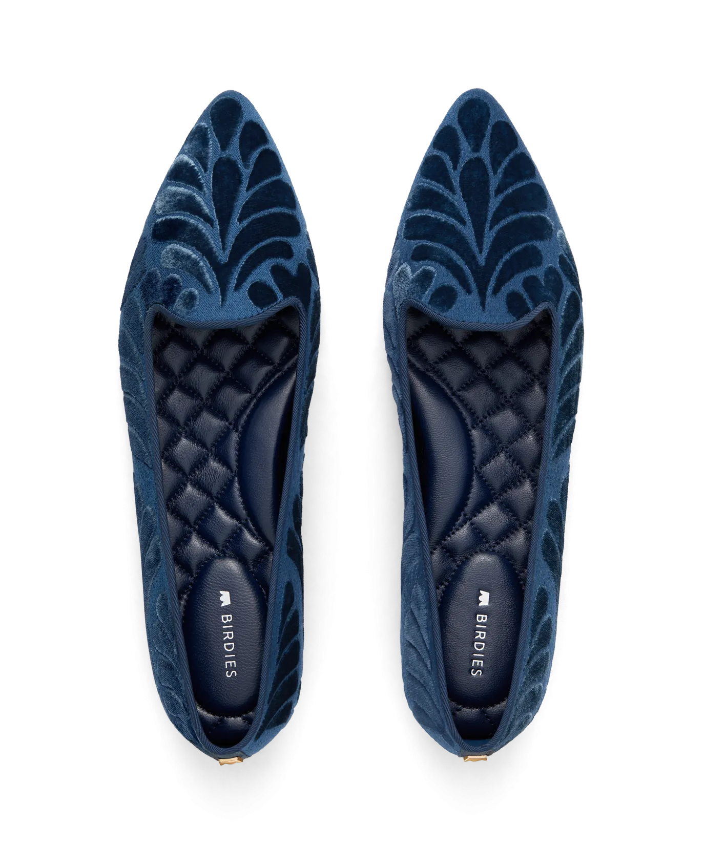 Modern Fashion The Sparrow - Ocean Velvet Embroidery