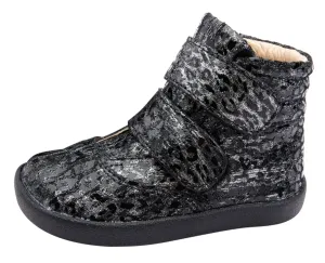 Old Soles Girl's & Boy's 5071 The Core Ankle Boot Sneaker - Pearlised Leopard Formal kids' outfits Kids' outdoor shoes