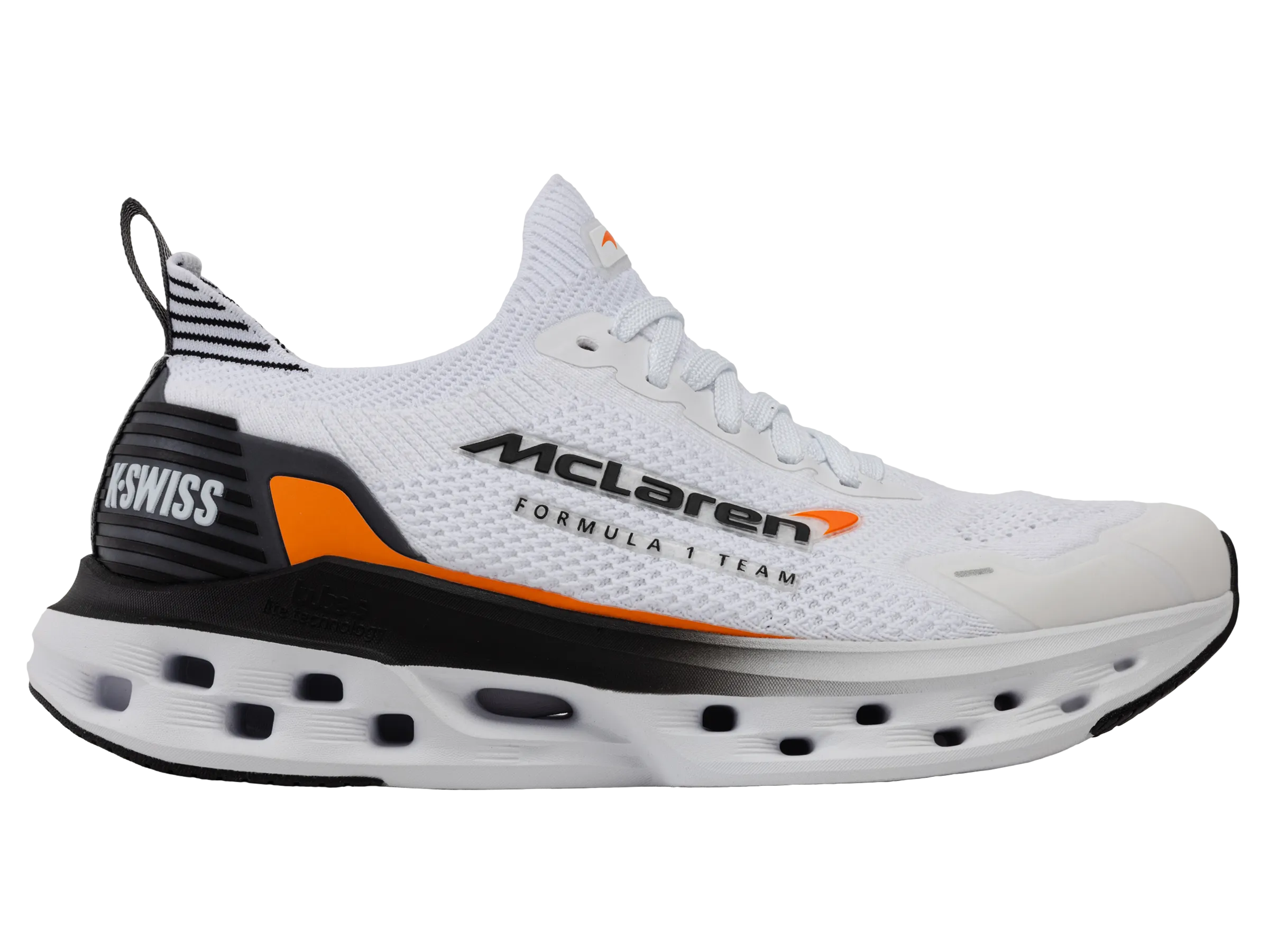 04414-196-M | IMPULSE TUBES LITE X MCLAREN F1 TEAM | WHITE/BLACK/PAPAYA Athletic Apparel