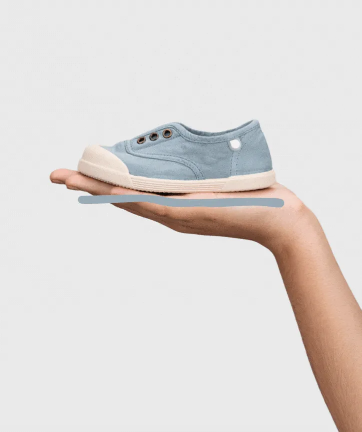 Modern Styles Igor Boy's And Girl's Lona Laceless Shoes - Oceano