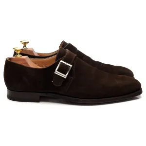 Semi Formal 'Monkton' Dark Brown Suede Monk Strap UK 7 E
