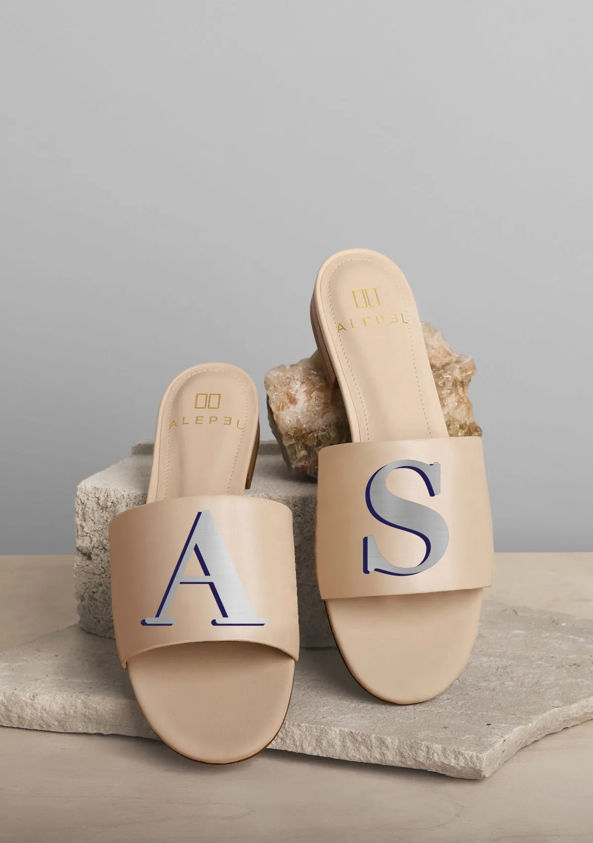 Monogram Beige Slide Light support