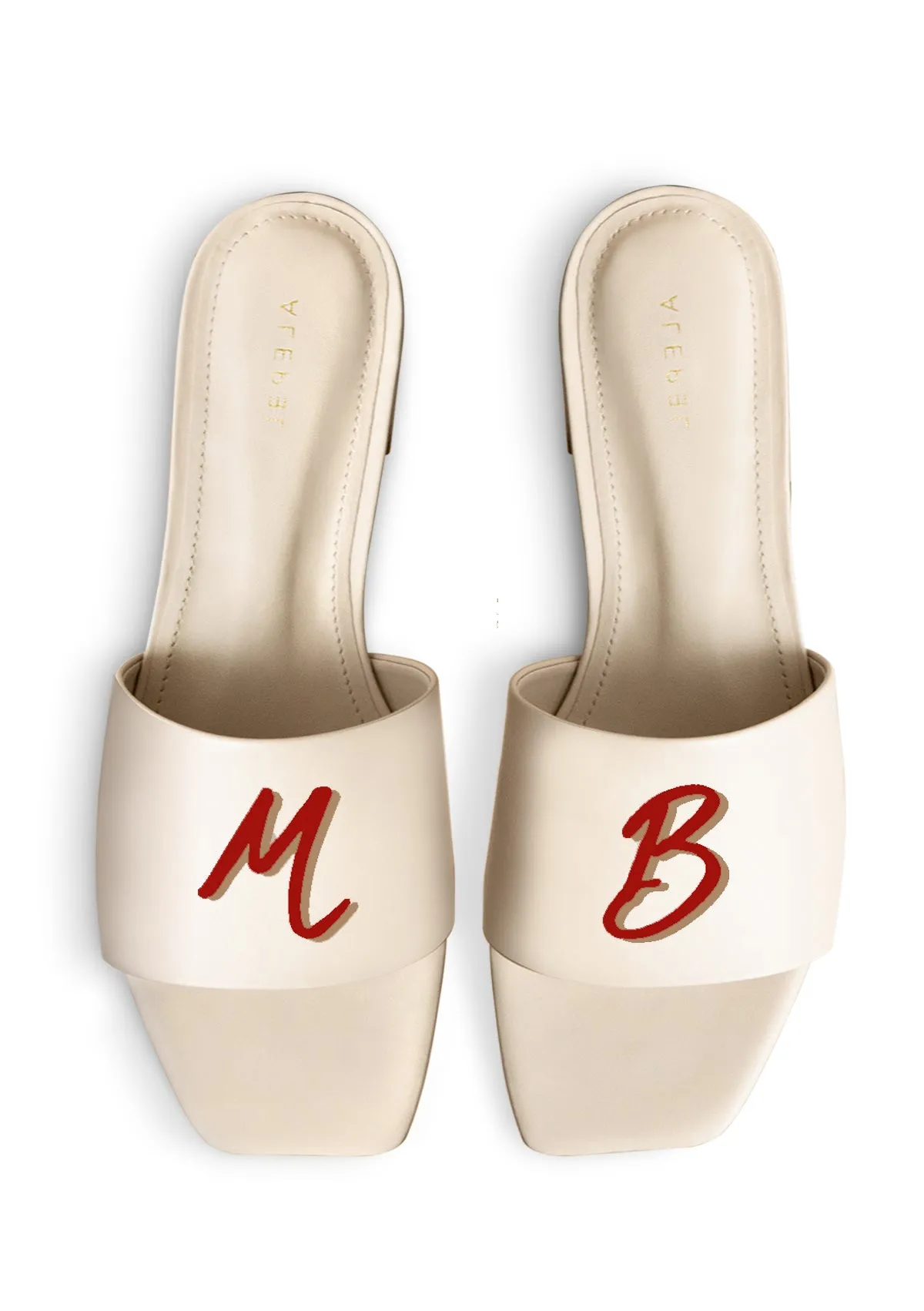 Early Jog Monogram Beige Square