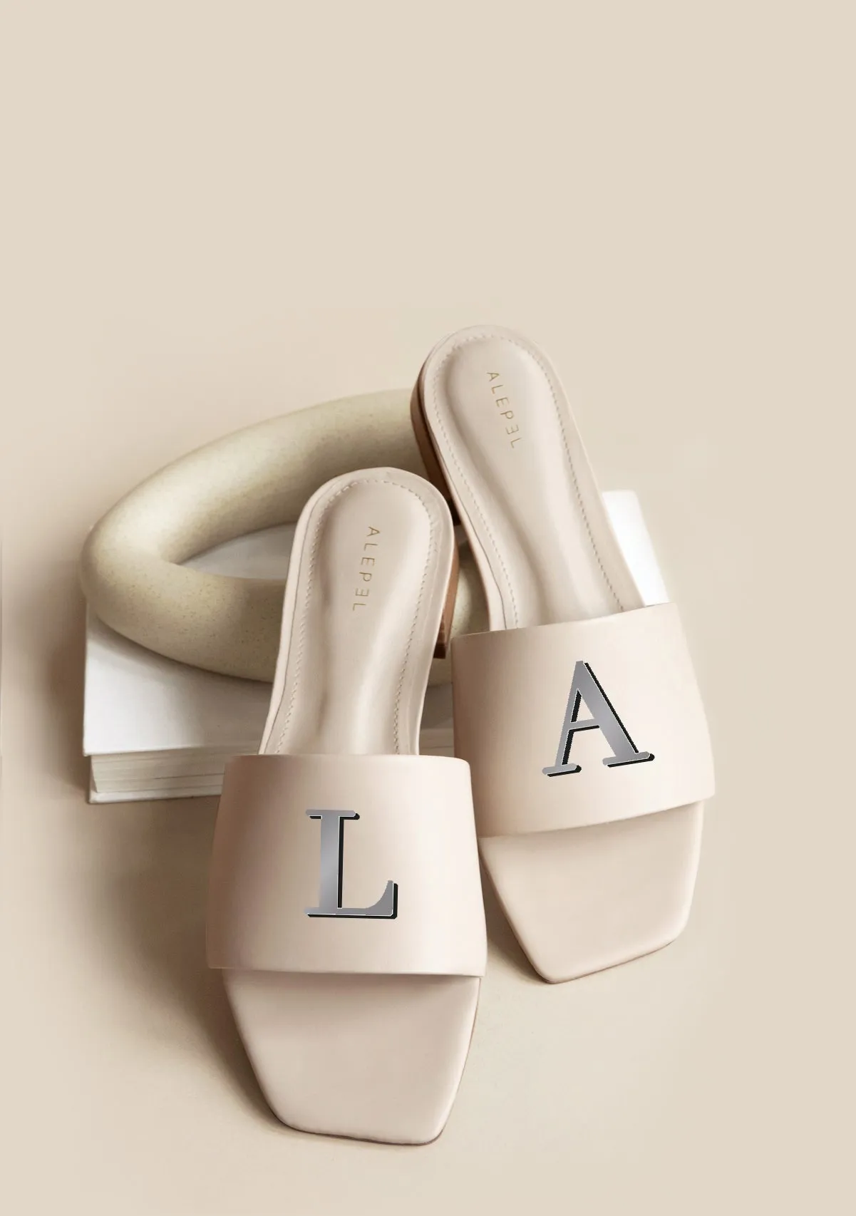 Monogram Beige Square Flexible Cushioning
