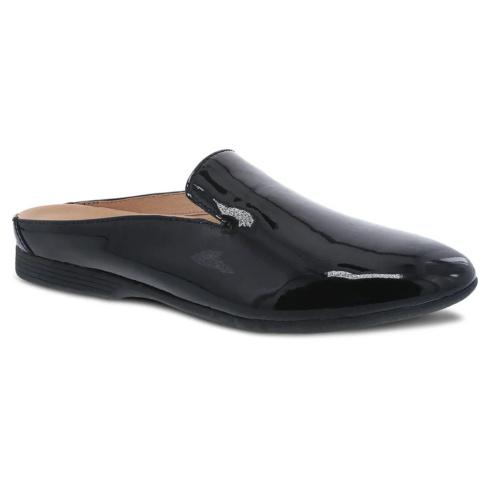 Dansko Lexie Leather Mule Womens Shoes Black Patent