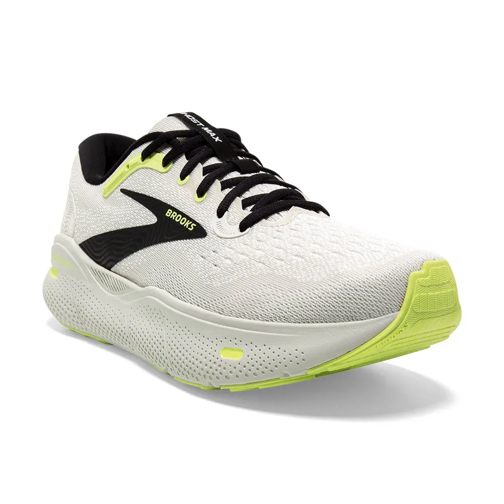 Men's Ghost Max - Grey / Black / Sharp Green supportive fabric shoes