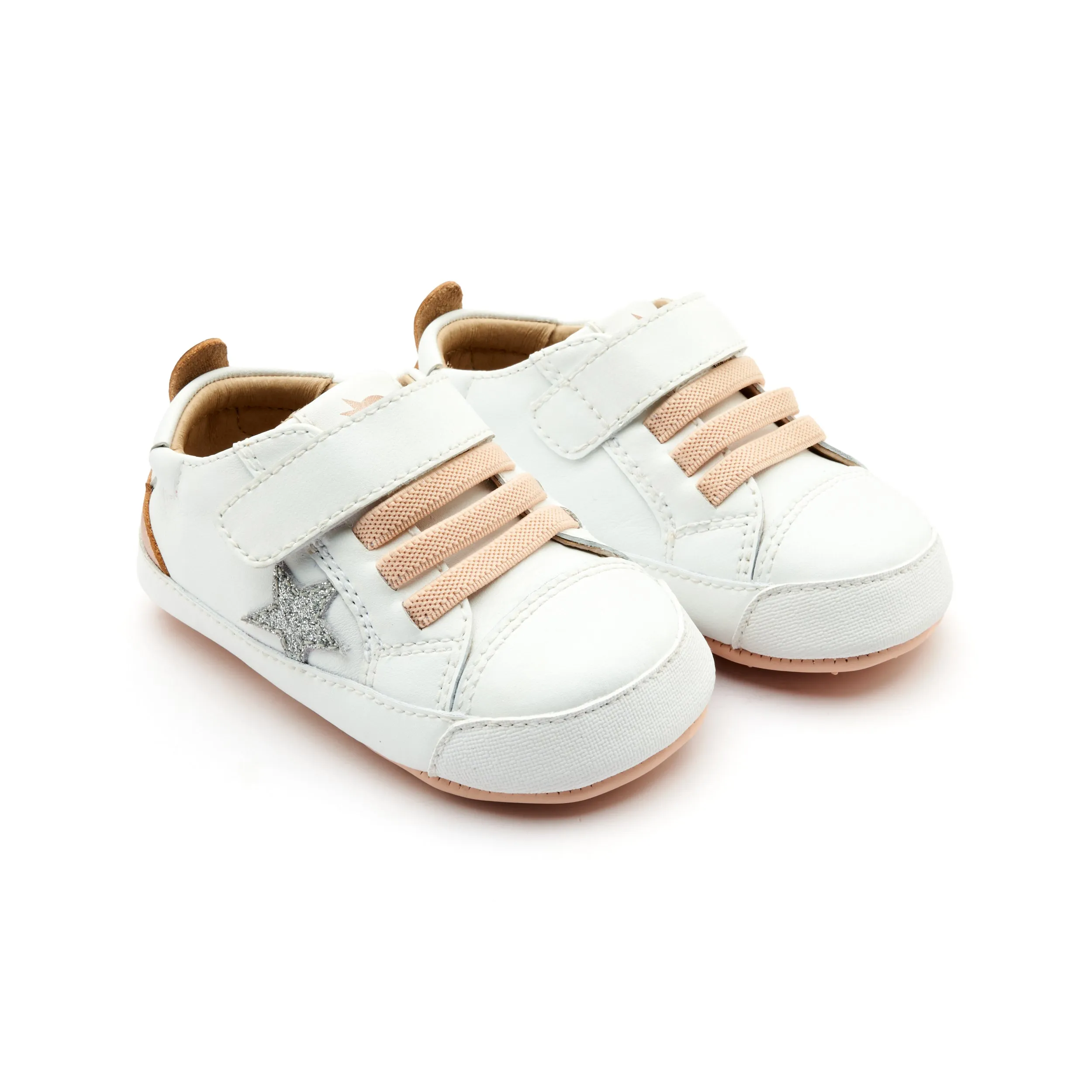 Multi Purpose Old Soles Girl's 0085RT Platinum Bub Casual Shoes - Snow / Copper / Glam Argent / Copper Sole