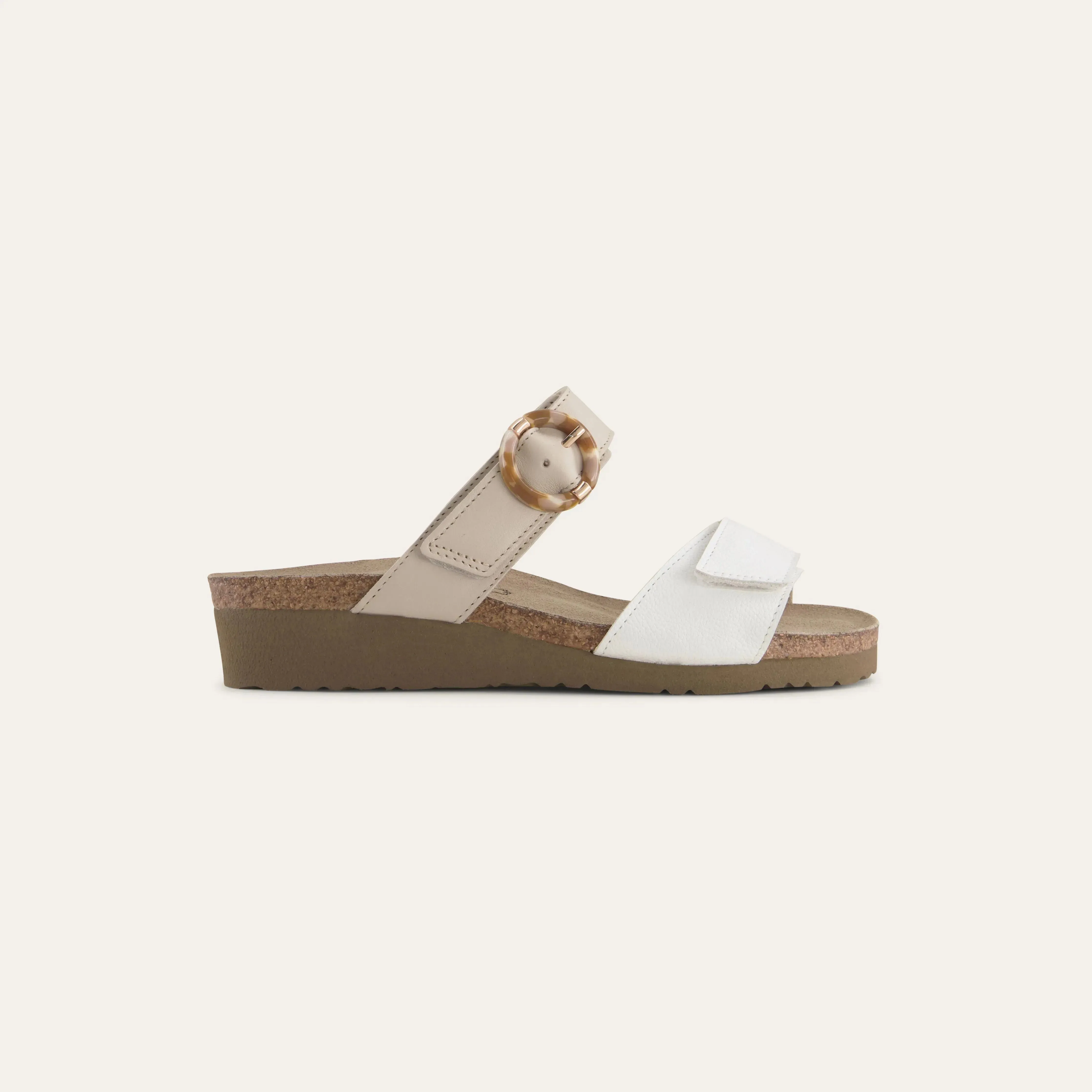 NAOT ANABEL - WHITE MULTI Stunning Platforms