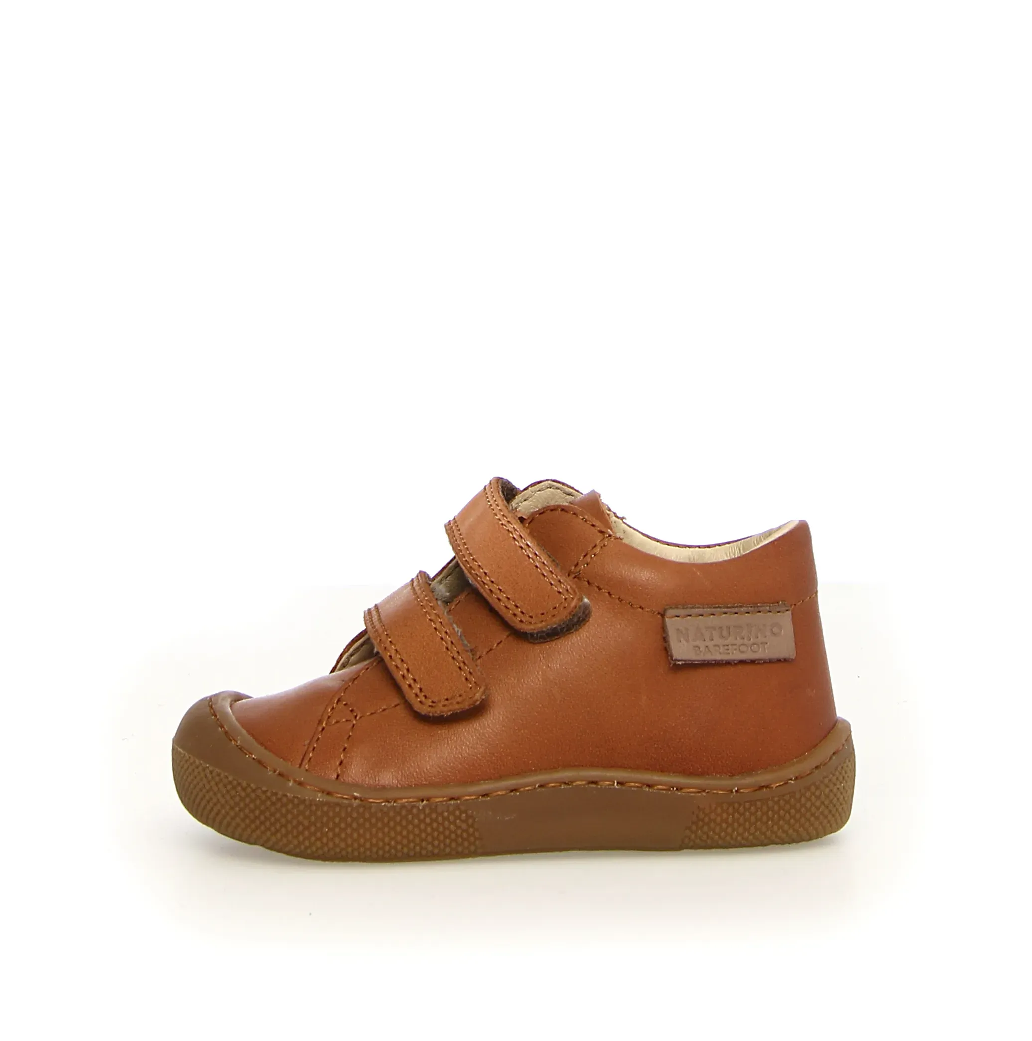 Naturino Amur Vl Boy's and Girl's Barefoot Casual Shoes - Cognac Ribbon Kids